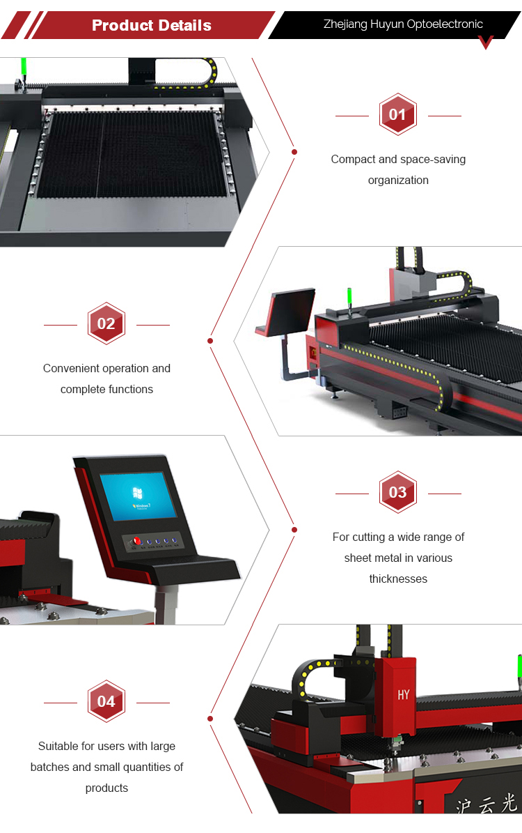 3015 Series High Power CNC Fiber Laser Cutting Machine for Carbon Steel Sheet Metal II-VI