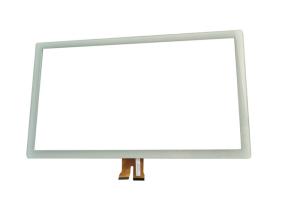 China 27 Inch Capacitive Touch Panel With White Bezel UL60950 Ball Drop Test Multi Touch High Signage High Precision wholesale