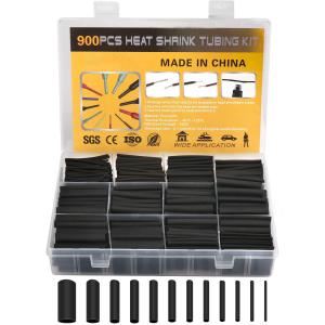 Lightweight Adhesive Heat Shrink Tubing 2:1 Ratio 900pcs Weather Resistant Practical
