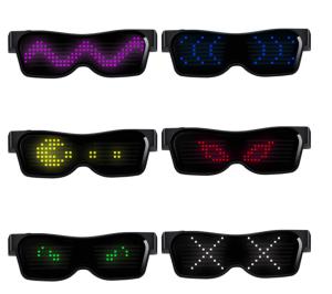 Light Up Programmable LED Glasses With Bluetooth Smartphone App Control