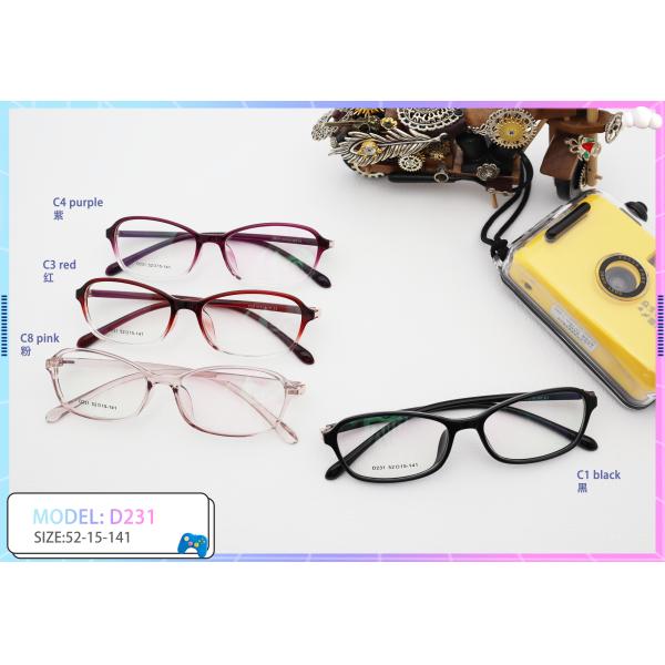 Stylish Lightweight Multi-Color TR 90 Rectangle Optical Frames