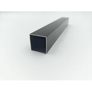 China Black Anodized Extruded Aluminum Tube / Waterproof Square Aluminum Tube wholesale