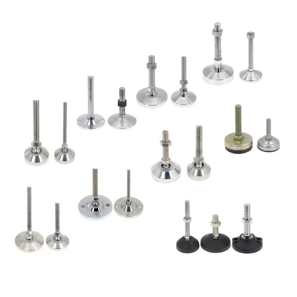 M10 Stainless Steel Adjustable Heavy Duty Table Leveling Feet For Machinery