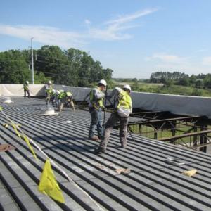 Sandblasting Steel Plate Decking With Plating Finish For Roof