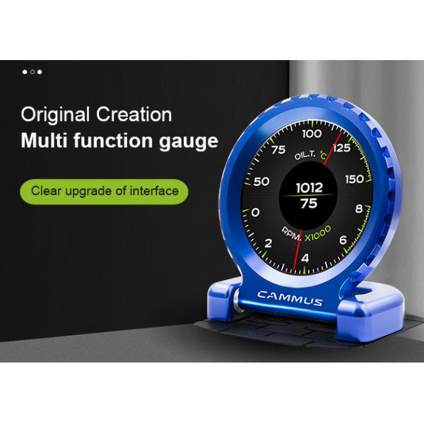 9 Colors LCD Autometer Fuel Level Gauge Programmable Multi Function