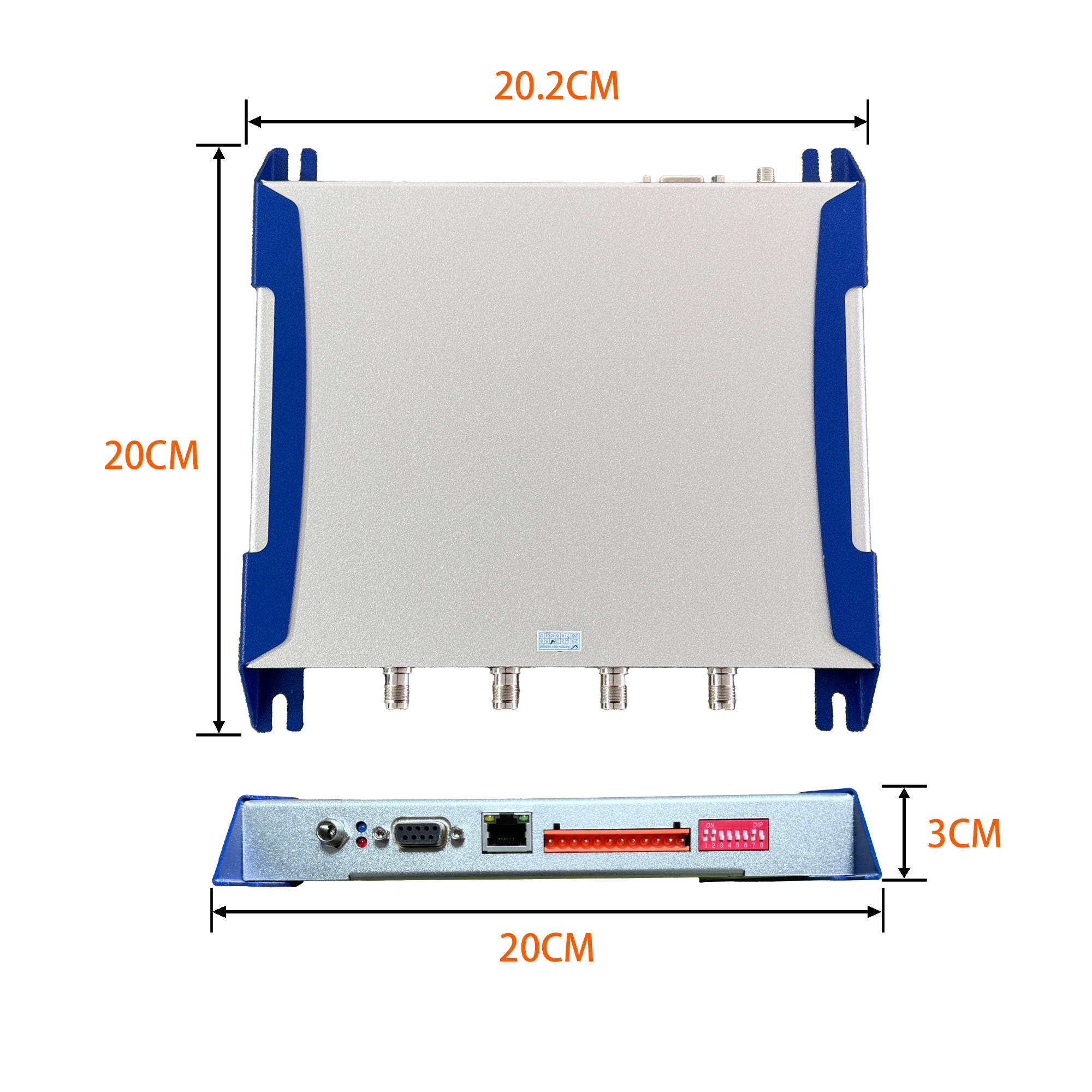 White UHF 860-960 MHz 5-10m Detection Range 1 Host 1 Antenna RFID EAS System