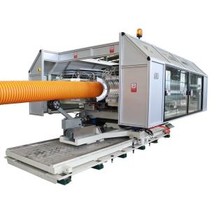 China Dual Single Layer Corrugated Pipe Making Machine With Advanced Design wholesale