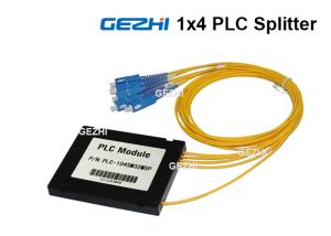 China 1x4 Way PLC Splitter Module Planar Lightwave Circuit Blockless Type Module on sale