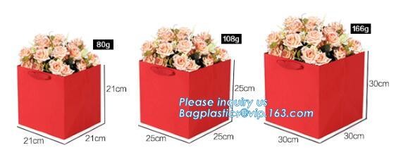 Customized Cut Printed Coated Paper Shopping Bag with Matt Lamination,rope handle custom logo printed white paper bag