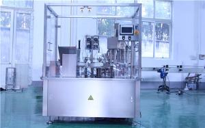 China 1000ml Oil Filling Machine Automatic Bottle Filling Capping Labeling And Sealing Machine wholesale