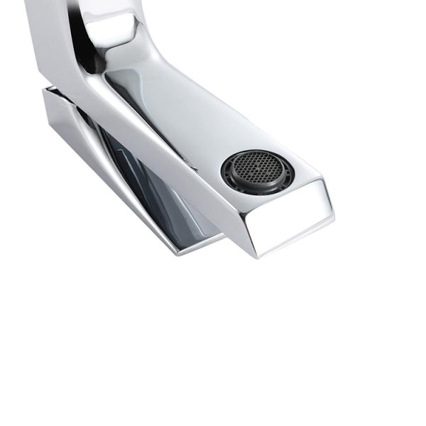 Hotel Villa Stainless Steel Mixer Tap Bathroom Single Lever Wash Basin Faucet