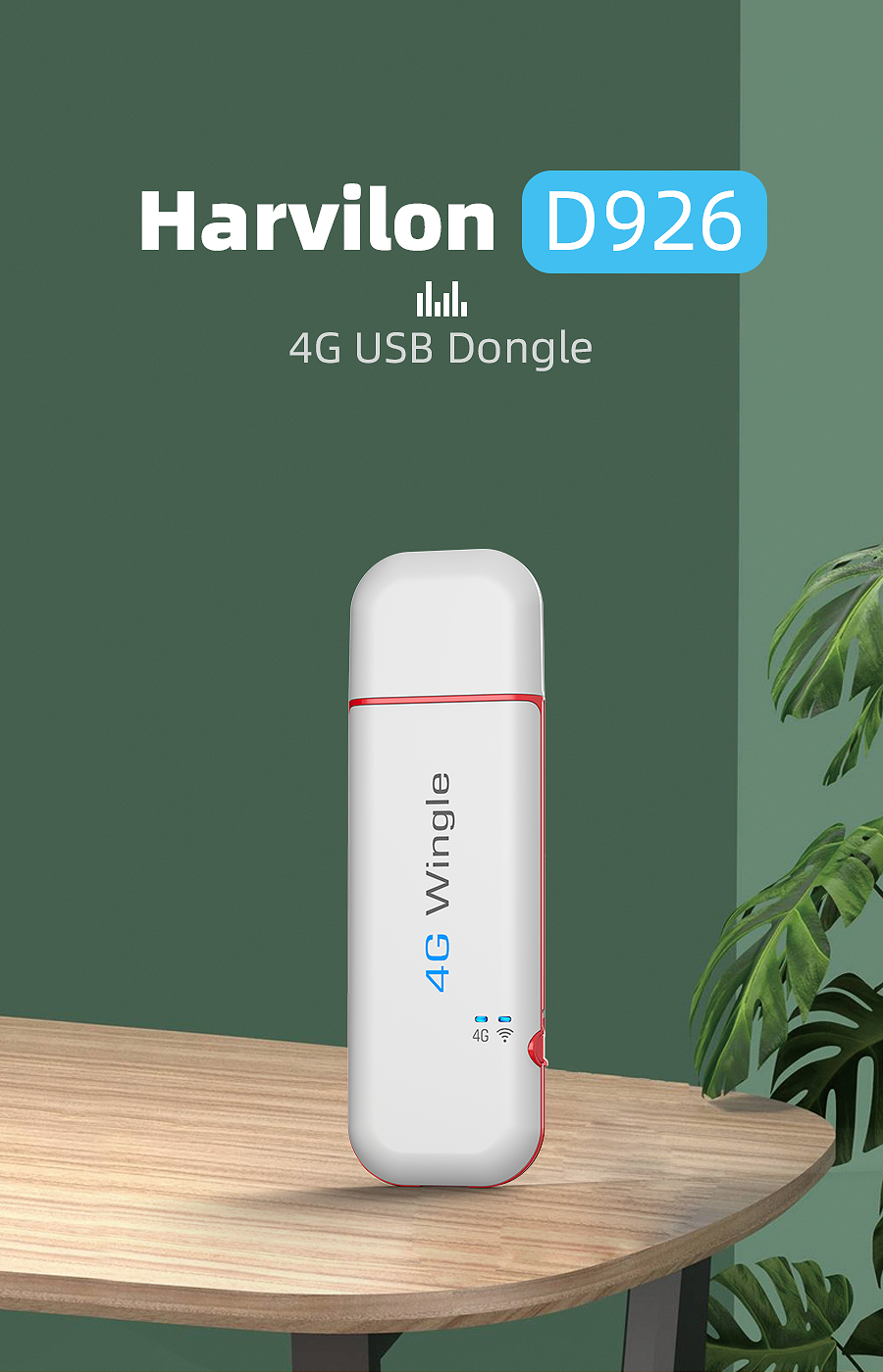 External 4g Lte Wireless Dongle Usb Sim Card Wifi Router Harvilon
