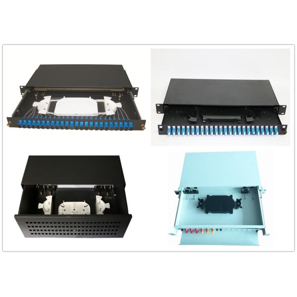 1U Height ODF Fiber Optic Patch Panel for SC Multimode FTTH Solution