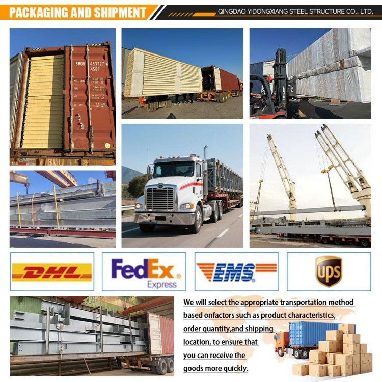 Packaged steel structure components