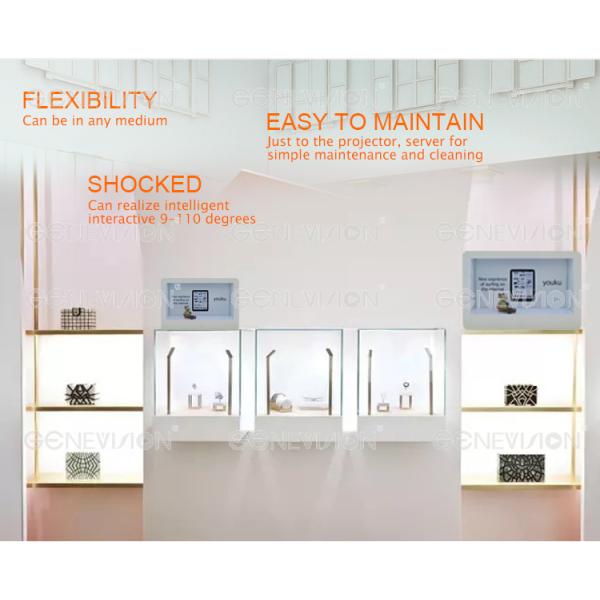 Samsung 32 Inch See Through Lcd Panel Video Showcase 1920*1080 Resolution