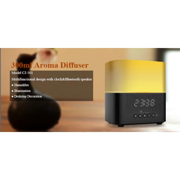 Ultrasonic Essential Oil 300ml PP Wood Aromatherapy Diffuser