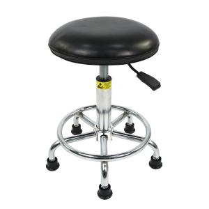 Customizable 20 Inches PU Leather Chairs Antistatic Lab Chair 300lbs