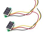 3 Wire 0.28" Smart Lighting System DC 0-100V Digital Voltage Meter High Accuracy