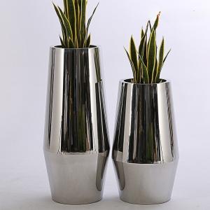 China 70cm And 90cm High Paint Odm Stainless Steel Pot Planter wholesale