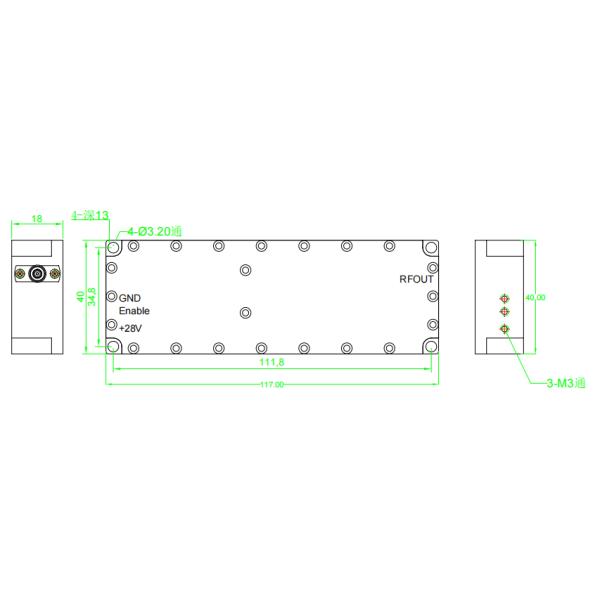 Customized High-Performance Device 400-500 MHz Communication Jammer Module For Anti-Drone Systems