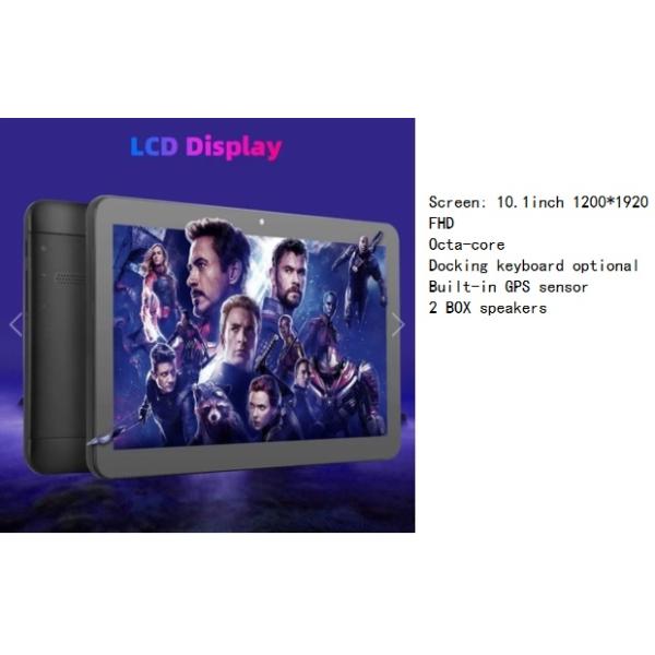 10.1 Inch 1200 * 1920 FHD Tablet Wifi 2.4G / 5G Unisoc Octa Core