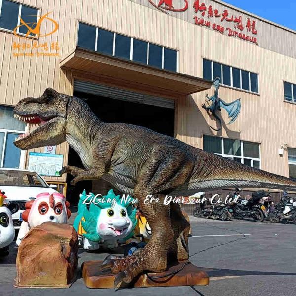 Quality Simulated Lifelike Animated T-rex Dinosaur Model for Park and Mall for sale