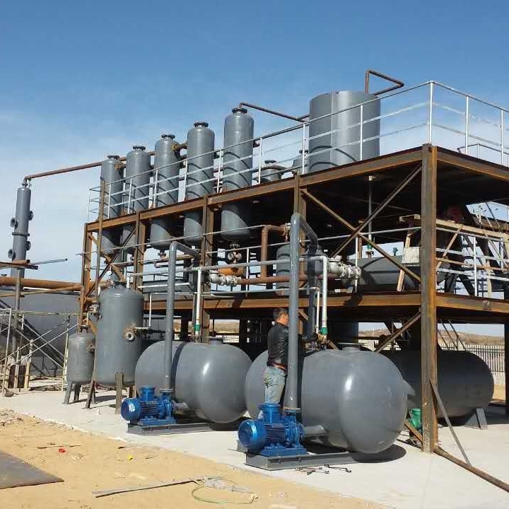 16KW High Capacity Crude Oil Waste Used Engine Oil Motor Oil Refinery Machine for Diesel
