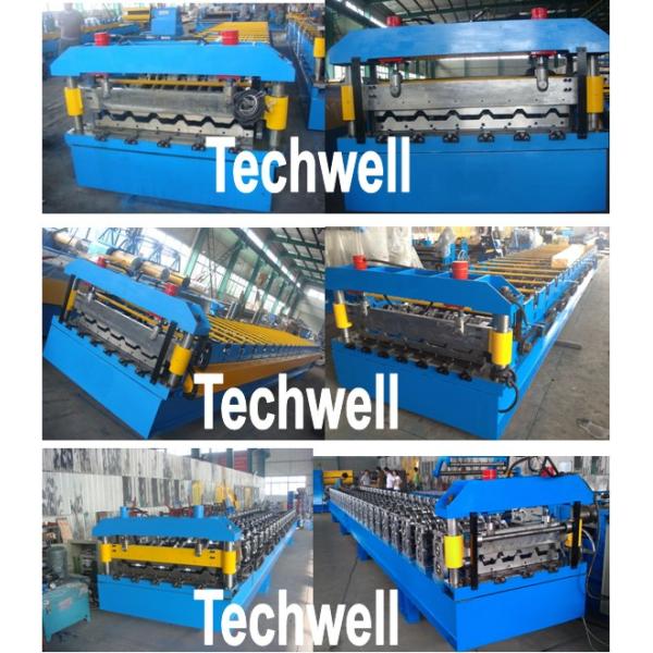 Widespan IBR Roll Forming Machine With Hydraulic Cutting, Panasonic PLC Control System
