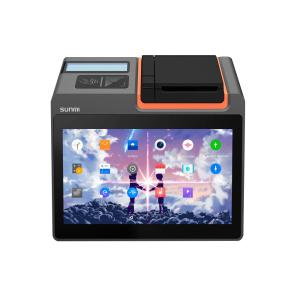 China FCC Mini Touch Screen Android POS Terminal With Thermal Printer wholesale
