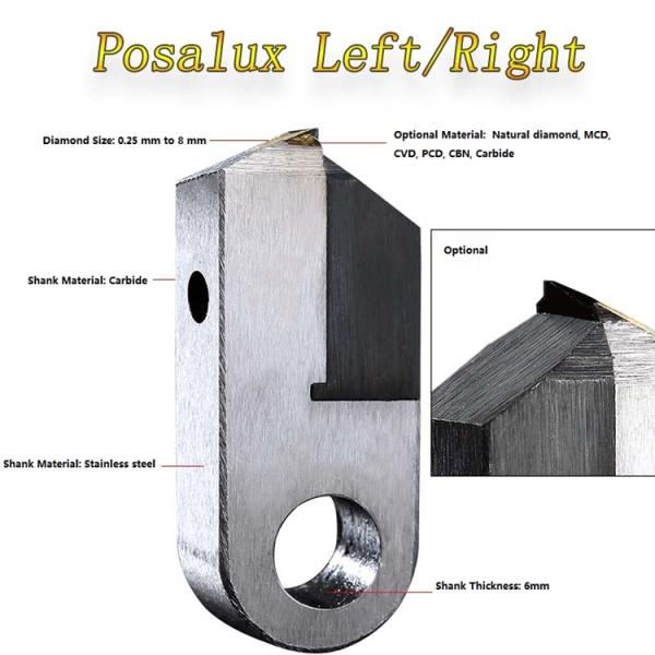 130 Degree Monocystal Diamond Faceting Tools