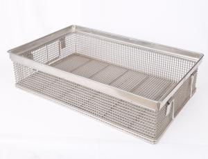 Rust Proof 220mm Width 290mm Length Square Mesh Basket For Medicine