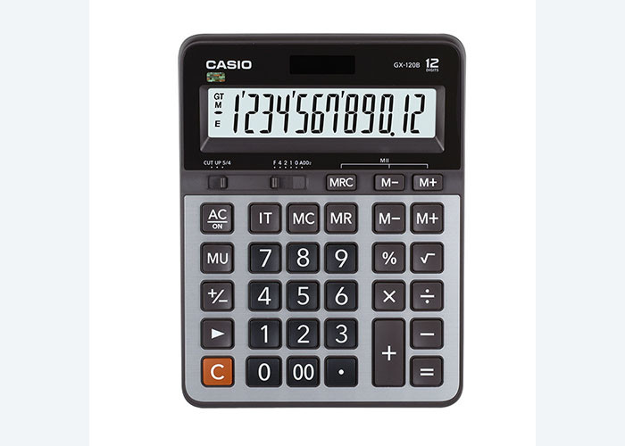 For Authentic Casio/ Casio GX-120B large size calculator 12-digit simple business office computer