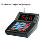 Wireless 433.92 Free queue guest pager system for restaurant managing waiting