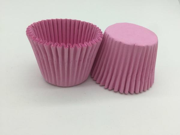 Large Size Pink Cupcake Baking Cups / Wrappers , Decorative Muffin Cups