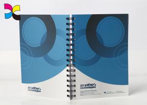 China CMYK Color Paper Printed Notebooks With Metal Spiral / Lined Notebook For School wholesale