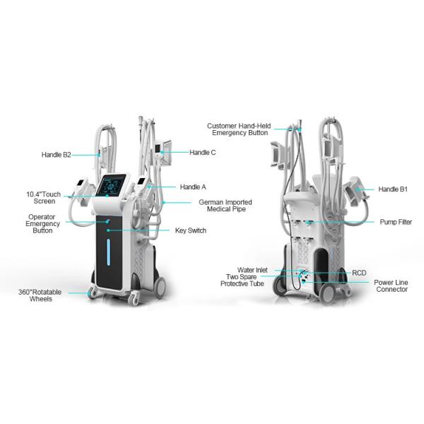 Cellulite treatment machine Cryo Cryosurgery Fat Breaking Cooling Vacuum Shaper