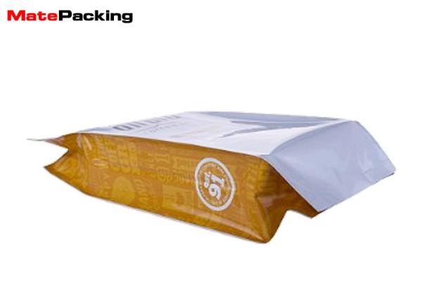 Quality Glossy Side Gusset Tin Tie Coffee Bags 0.05 - 0.2mm Thickness For Coffee Bean Packaging for sale