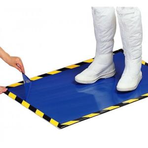 China 30 Layers Cleanroom Tacky Mats , Disposable Sticky Mats Thickness 2.00 Mm wholesale
