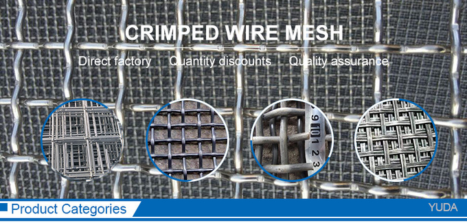 Galvanized Weaving Vibrating Screen Wire Mesh Lock Crimp Wire Mesh Square Mesh