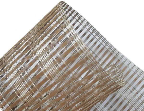 Quality Metal Wire Mesh Fabric Decorative Laminated Glass Interlayer Art Mesh for sale