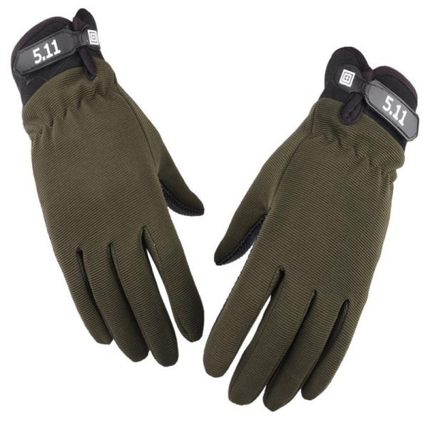 Polyester Full Finger Anti-Slip Touch Screen Motorcycle Gloves for Outdoor Sports US