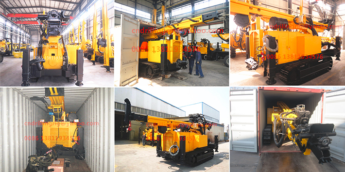 Hydraulic DTH crawler type reverse circulation RC drilling rig