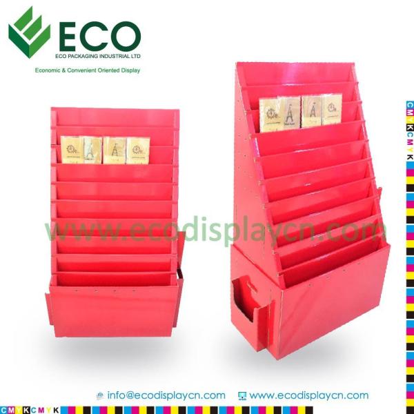 Cardboard CD Display Stands, Paper Display Stand For Greeting Card