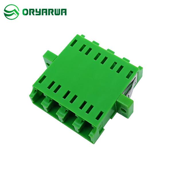 Quality 0.2dB LC Fiber Optic Adapter Quad One Piece Type OEM ODM Serivce for sale