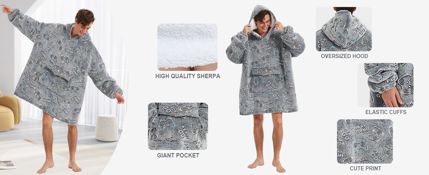snuggie hoodie men