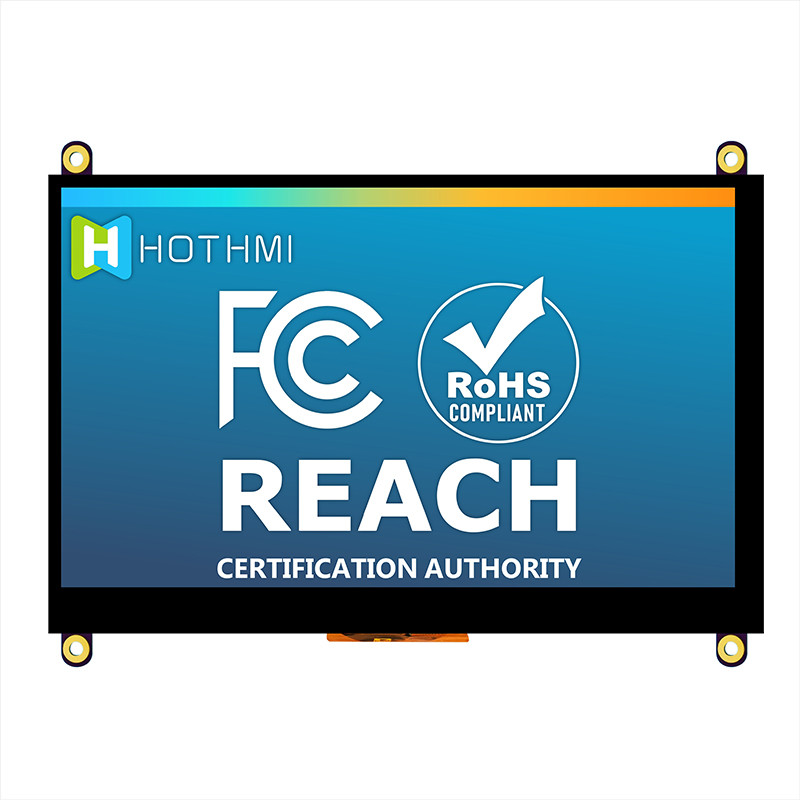 7 Inch For HI Signal TFT Display 1024x600 For Raspberry Use Pcap Monitor