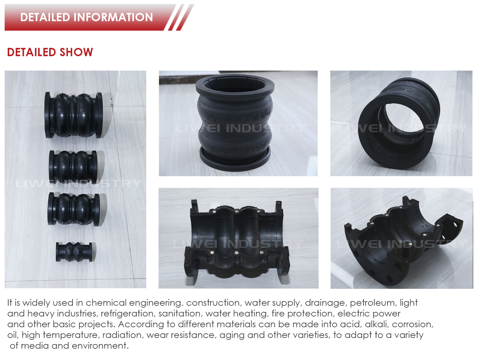 Twin Sphere Rubber Expansion Joint The Optimal Choice For Pipe Connections