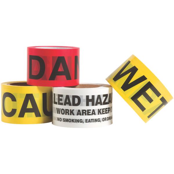 Plastic Barrier Tape Custom Printed Logo Yellow Caution Tape PE Waterproof Non-Adhesive Tape for Warning