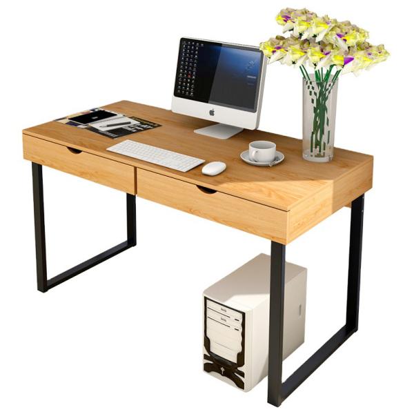 Quality Nordic Wooden Ergonomic Office Computer Desk Student Hostel Study Table for sale
