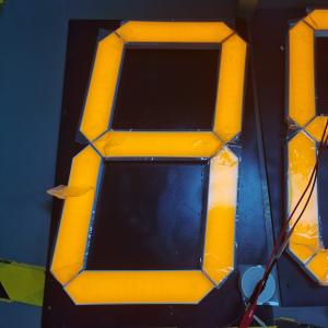 China 100MCD 16 Inch Single Digit Seven Segment Led Display wholesale